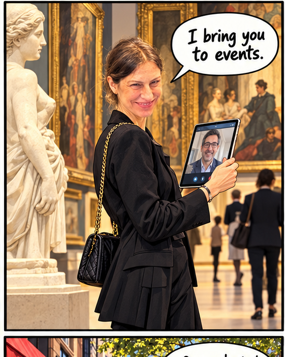 Live participation at events